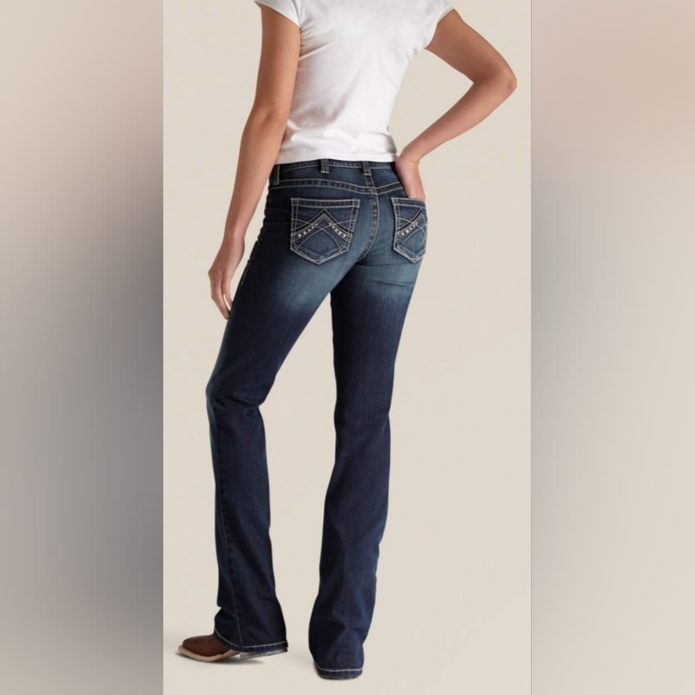 Ariat R.E.A.L Mid-Rise Boot Cut Jeans